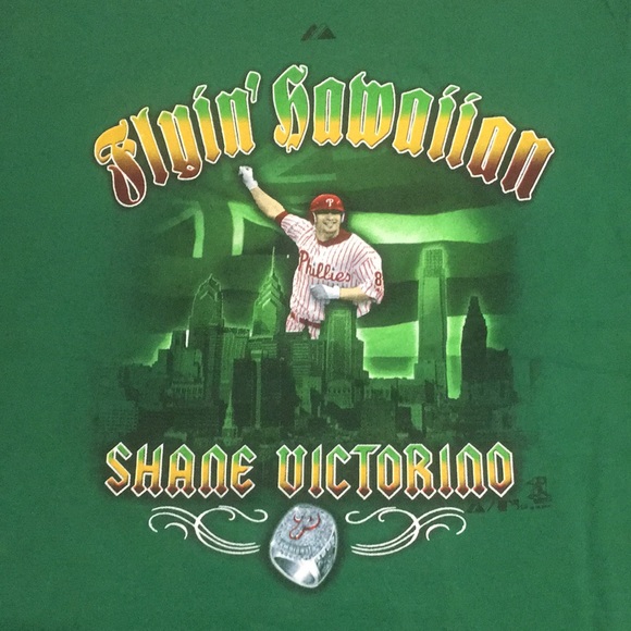 Flyin’ Hawaiian Shane Victorino T-Shirt - Picture 2 of 5